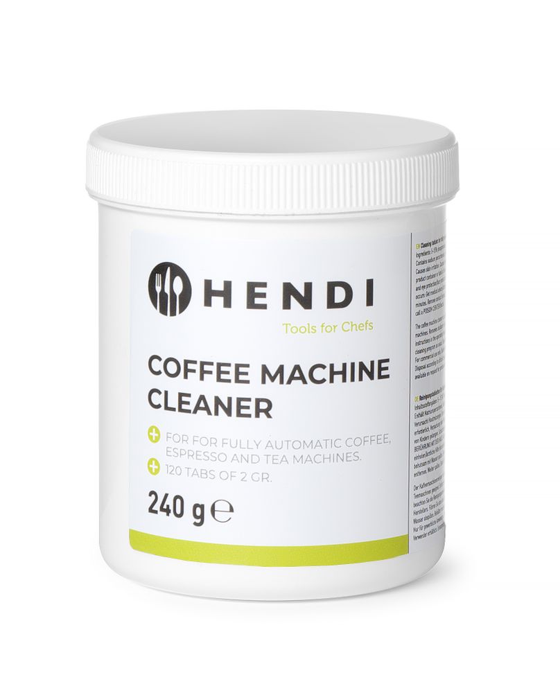 Detergente per macchine da caffè automatiche, 120 pastiglie. HENDI - lunghezza 15 × larghezza 15 × altezza 8 mm | HE976739