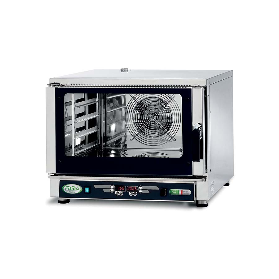 Forno Digitale a Convenzione con Iniezione di Acqua - 4 Teglie GN 1/1 o 600x400 mm