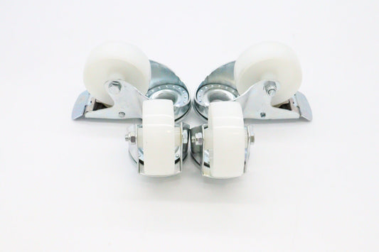 Wheels set for Table Steamer - 2 with brackes - 4.3 Inch / 11 cm – MAXIMA 08560108