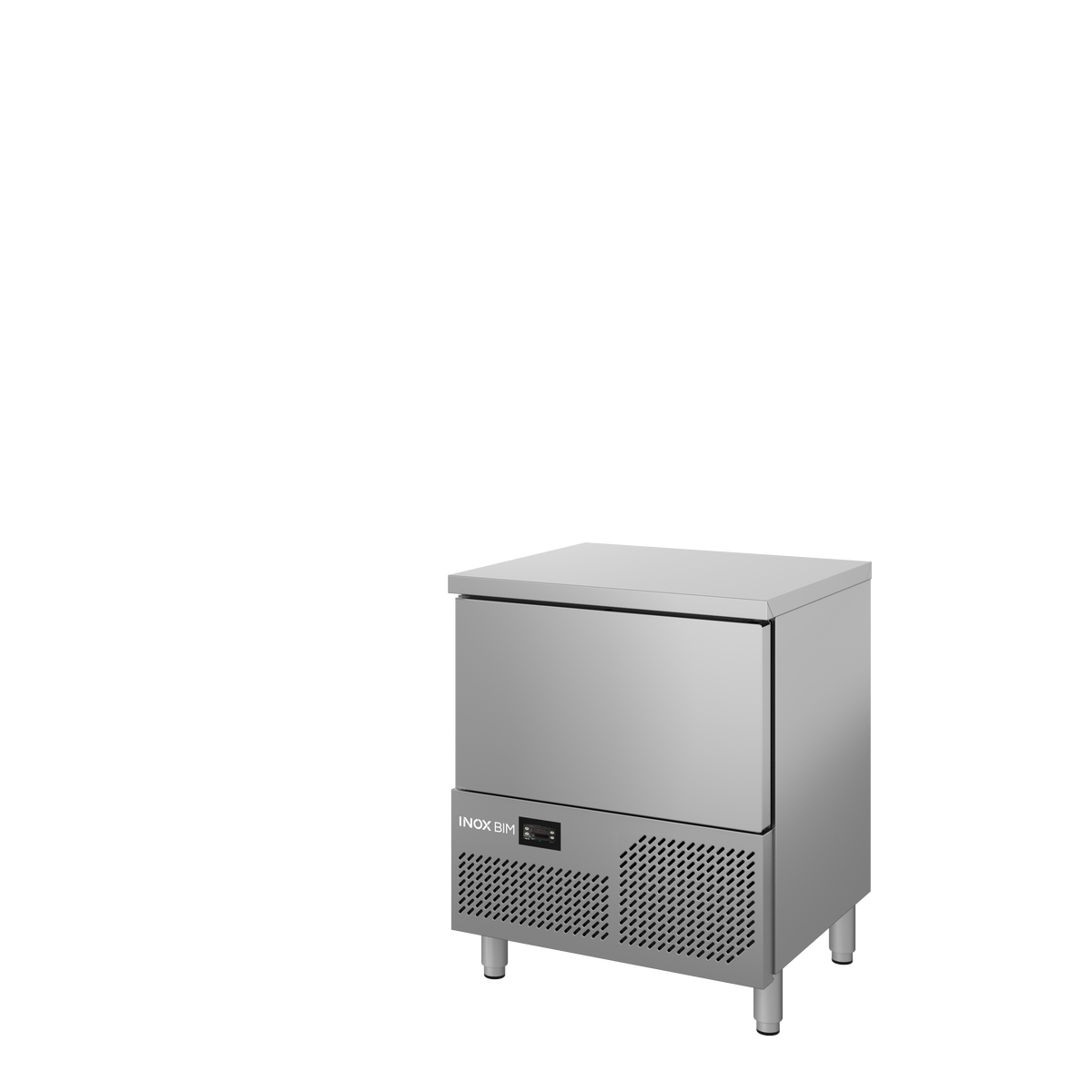 Abbattitore 5x GN1/1- 6/4 senza piano surgelaz. +80 -18° mm. 750x700x810 h. INOX BIM, codice A05ECO/14. Immagine rappresentativa della serie; fare riferimento alla descrizione del modello.