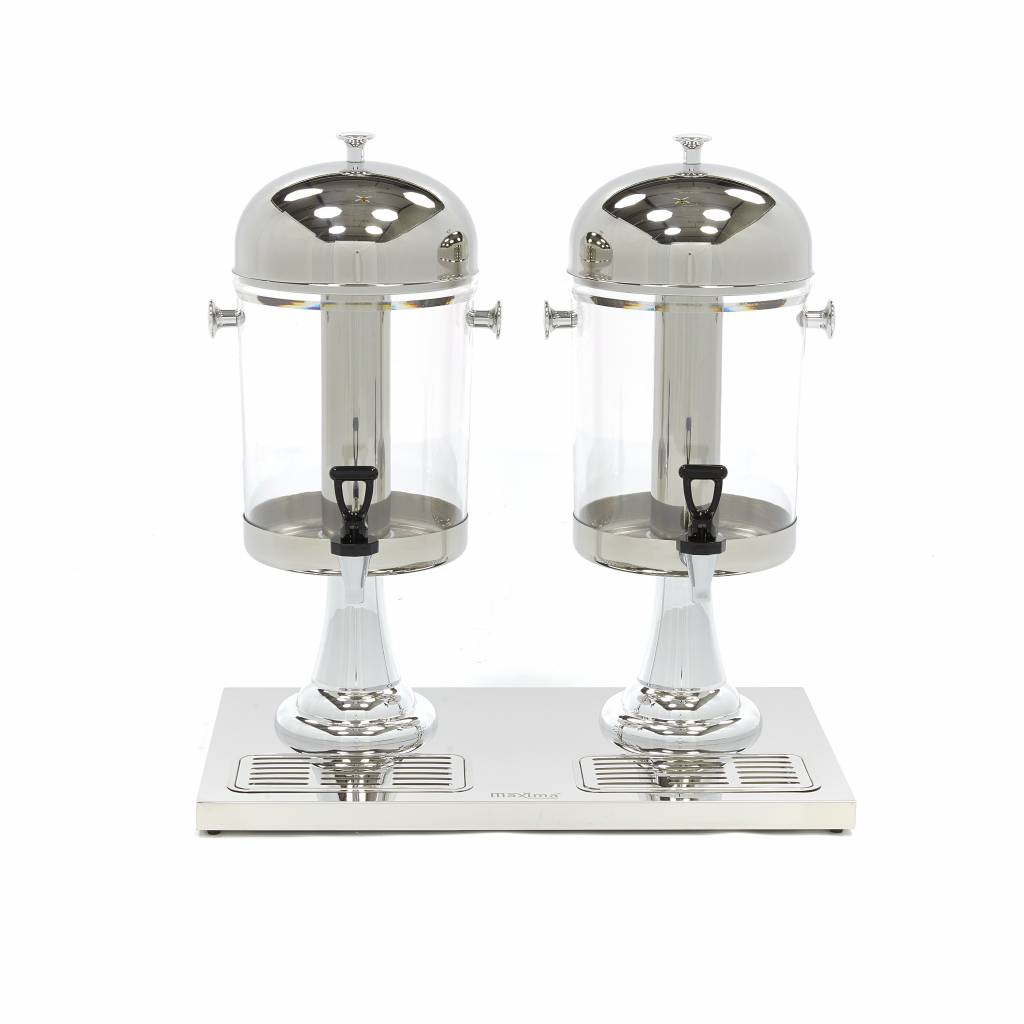 Dispensatore di Bevande - 2 x 8L - Tubo di Raffreddamento Centrale - Funziona Senza Potenza – MAXIMA 09300542 – dettaglio 2
