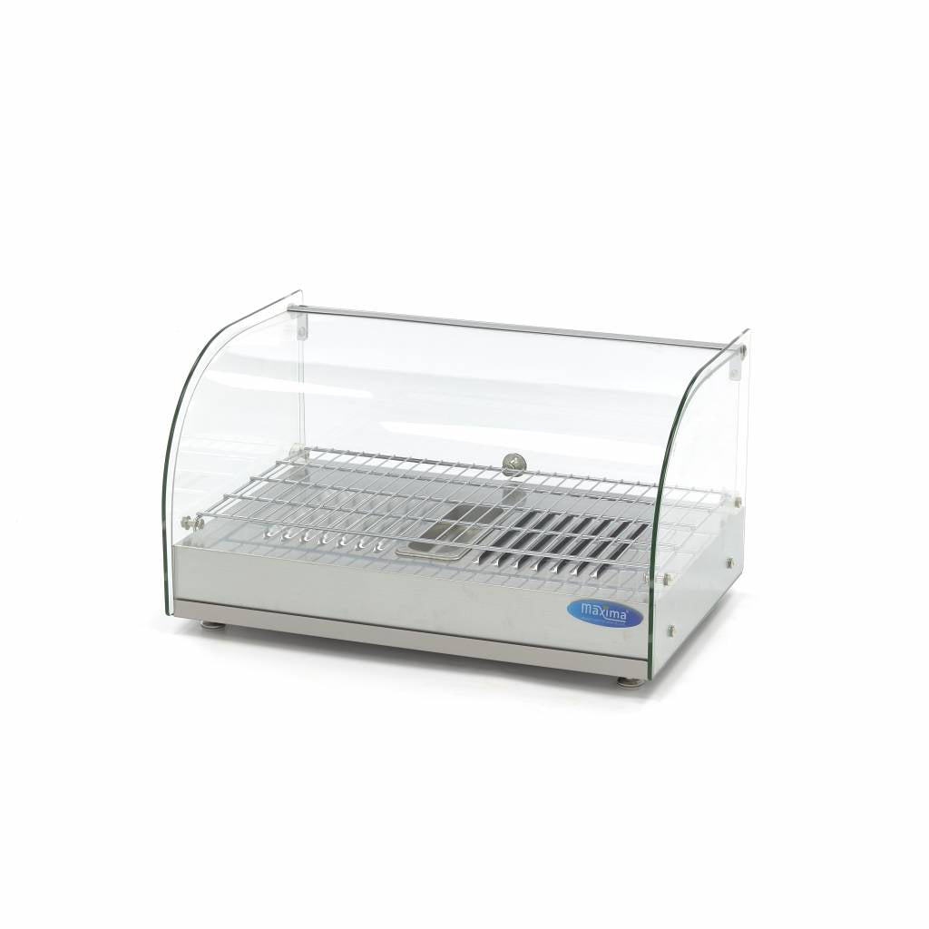 Espositore Riscaldato per Alimenti - 25L - 55cm - 1 Ripiano – MAXIMA 09400770