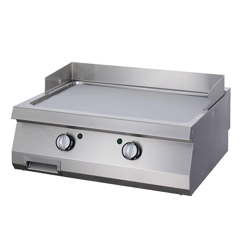 Heavy Duty Piastra - Cromo Liscio - Unità Doppia - Profondità 70cm - Elettrico – MAXIMA 09395050