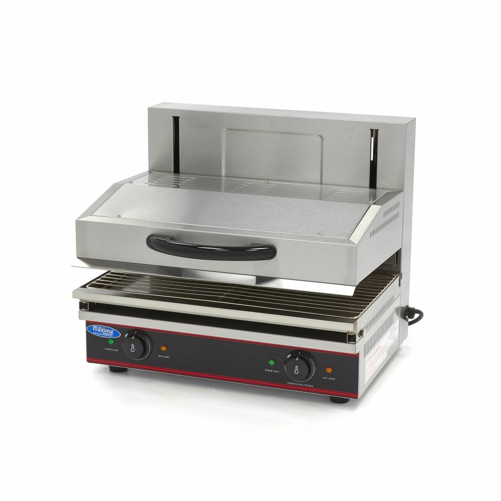 Salamandra Grill - 59 x 32cm - 3600 W - con Sollevamento – MAXIMA 09300062 – dettaglio 2