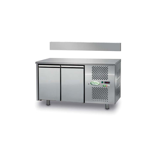 Tavolo refrigerato ventilato FAMA FTR 2TN. Foto ufficiale del modello dal produttore FAMA Industrie.