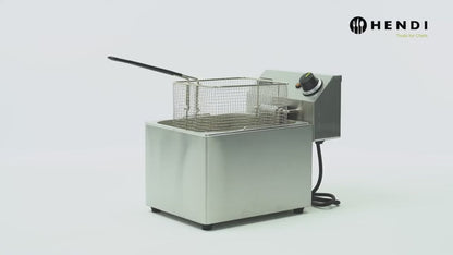 Friggitrice Kitchen Line 8L 3500W 230V HENDI Professionale