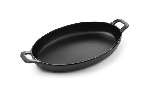 Little Chef tegame ovale nero HENDI - lunghezza 262 × larghezza 140 × altezza 38 mm | HE564554