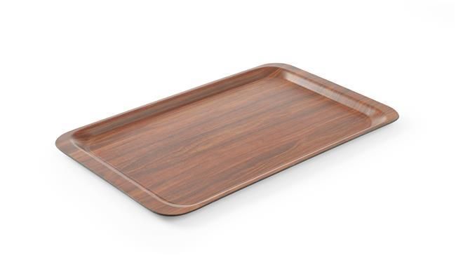 Vassoio da servizio, rettangolare, antiscivolo, laminato AmerBox - lunghezza 328 × larghezza 428 × altezza 15 mm | HE507469
