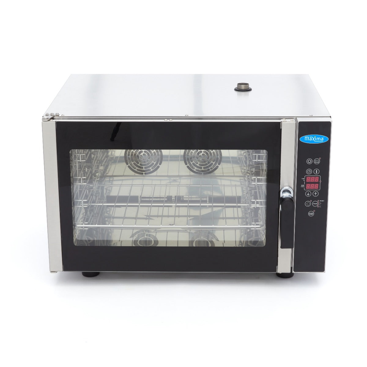 Forno a Vapore Combinato - adatto a 4 Teglie (1/1 GN / 60 x 40 cm) - Display Digitale - 400V – MAXIMA 08500208 – dettaglio 2
