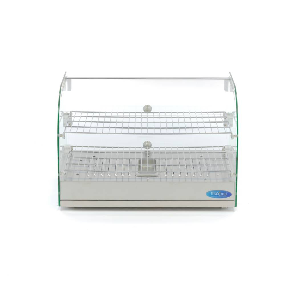 Espositore Riscaldato per Alimenti - 45L - 55cm - 2 Ripiani – MAXIMA 09400775 – dettaglio 2