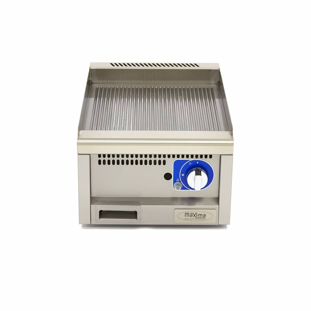 Piastra Grado Commerciale - Scanalato - Unità Singola - Profondità 60cm - Gas – MAXIMA 09391590 – dettaglio 2