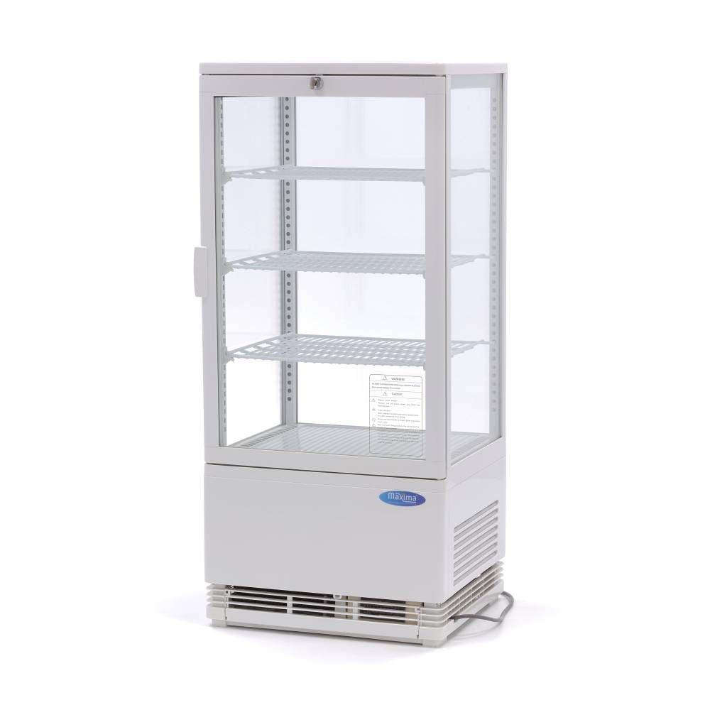 Vetrina Refrigerata - 78L - 43cm - Bianco – MAXIMA 09400805