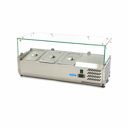 Vetrina Refrigerata Portacondimenti - 95cm - adatto a 3 x 1/3 GN – MAXIMA 09400317