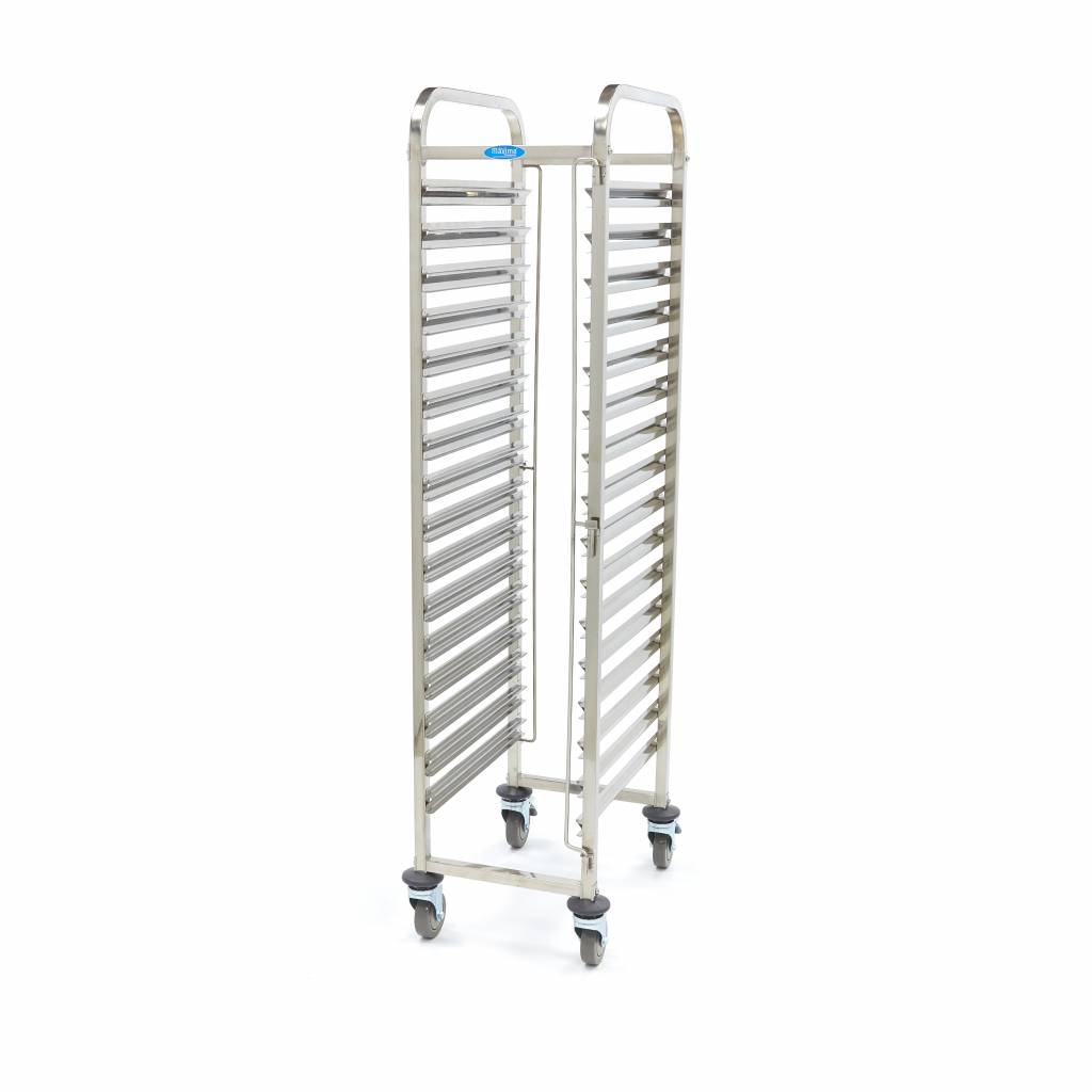 Carrello Portavassoi - Gastronorm - adatto a 16 Teglie 1/1 GN - escl. GN Teglie – MAXIMA 09300547