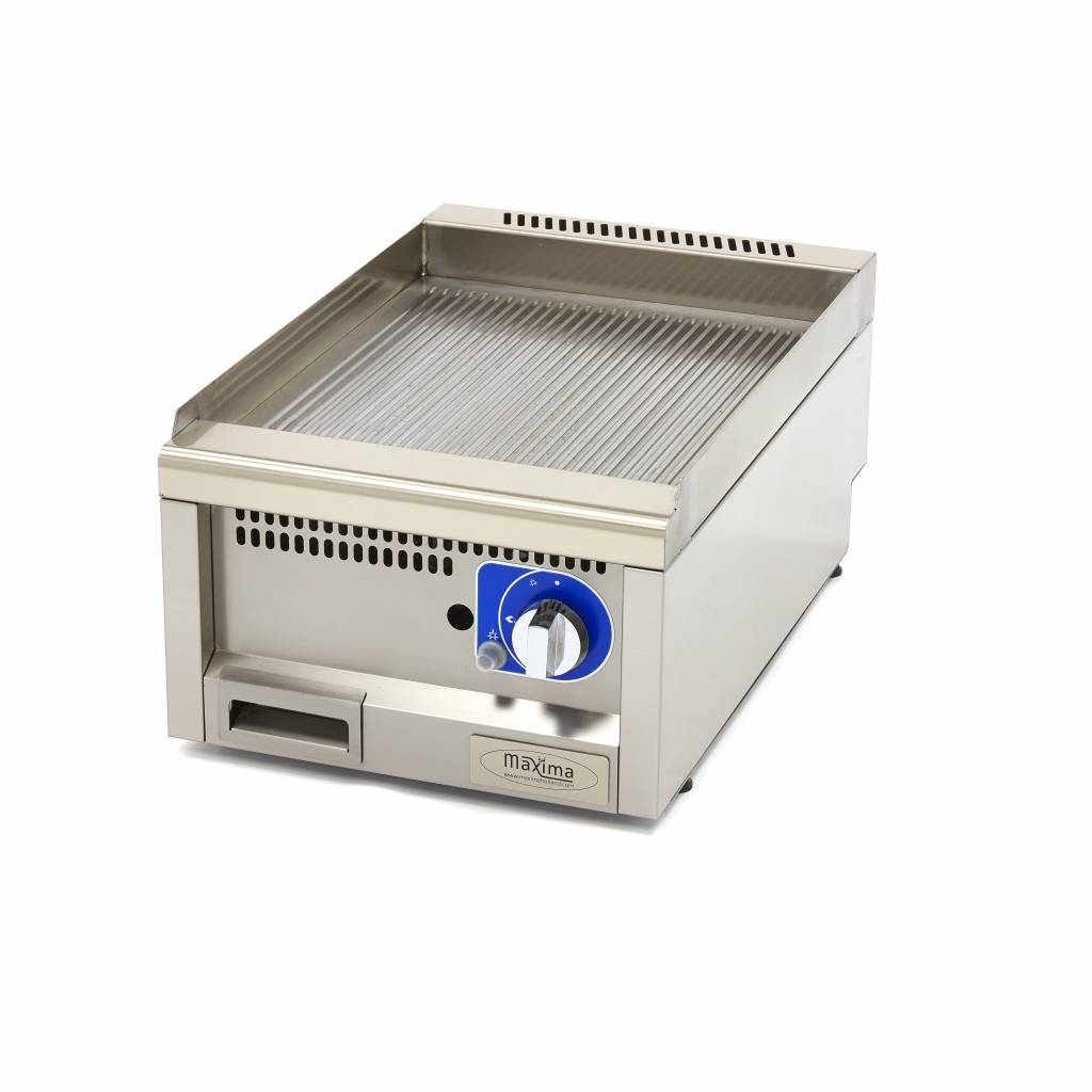 Piastra Grado Commerciale - Scanalato - Unità Singola - Profondità 60cm - Gas – MAXIMA 09391590