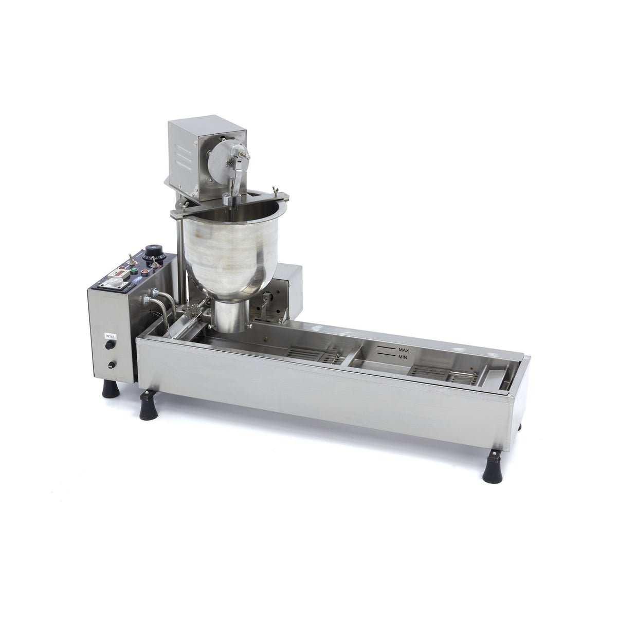 Macchina per Ciambelle - 450 Ciambelle/ora - Automatica - Friggitrice con Sistema di Rotazione – MAXIMA 09374000