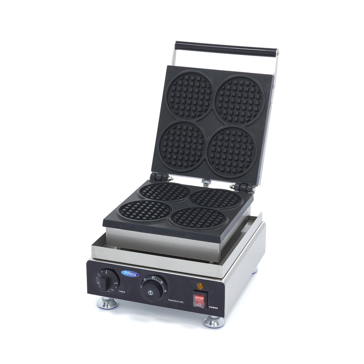 Piastra per Waffle - 4 Waffle - Mini Round – MAXIMA 09374204