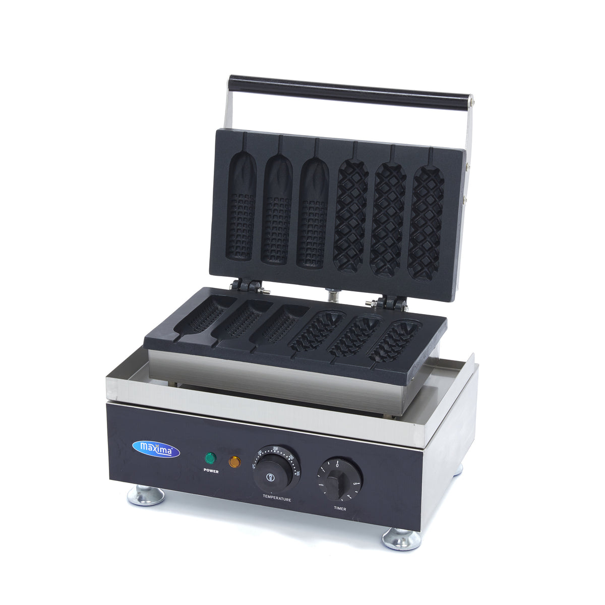 Piastra per Waffle - 6 Bastoncini - Corn Dogs - 2 Modelli – MAXIMA 09374240