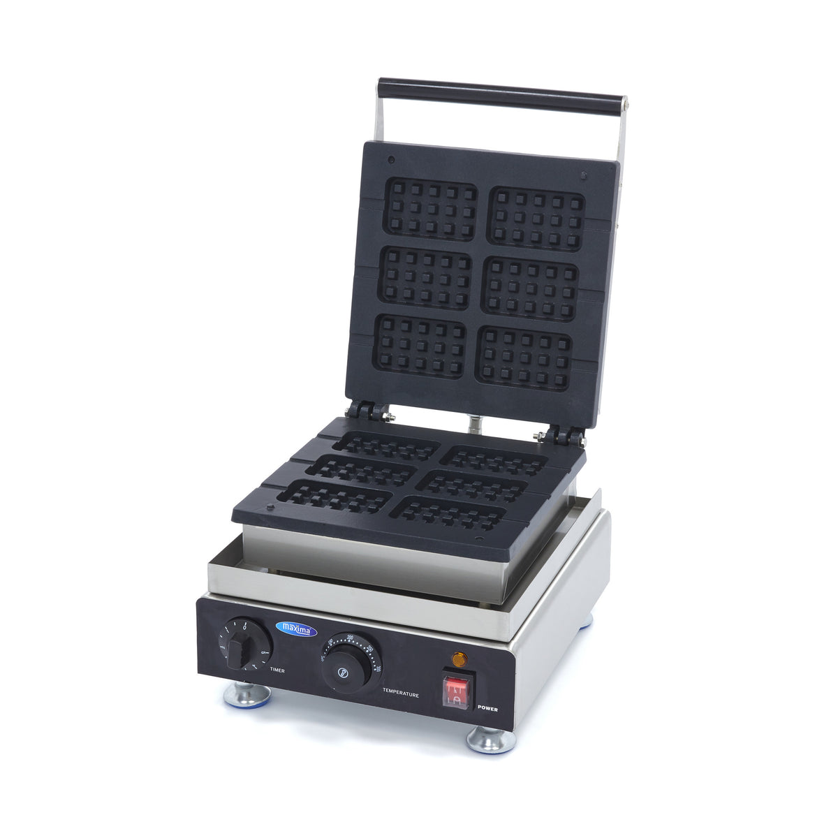 Piastra per Waffle - 6 Waffle - Belga su Bastoncini – MAXIMA 09374250