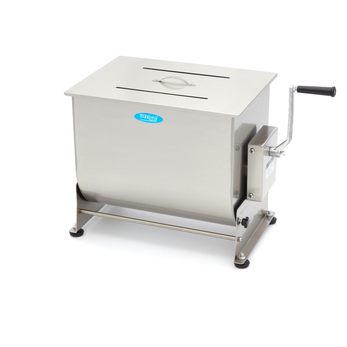 Miscelatore di Carne - 50L - 43kg di Carne - Vasca Inclinabile - Manuale – MAXIMA 09368014