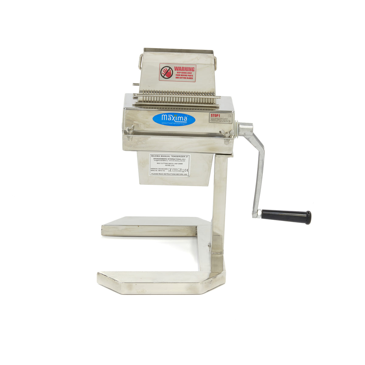 Inteneritore per Carne - 2 Rulli - 27 Lame - 12,5 x 2,5cm Ingresso – MAXIMA 09368100 – dettaglio 2