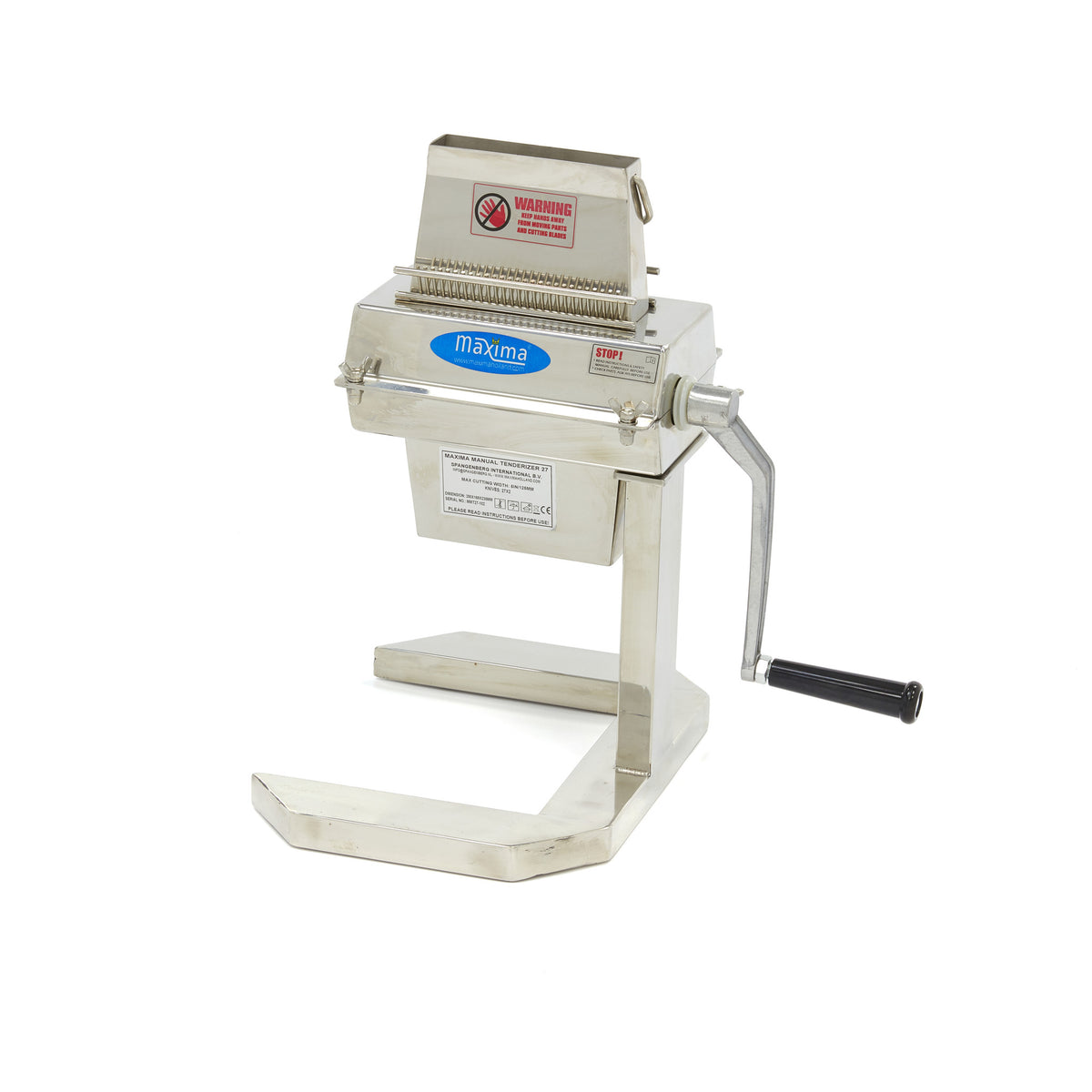 Inteneritore per Carne - 2 Rulli - 27 Lame - 12,5 x 2,5cm Ingresso – MAXIMA 09368100