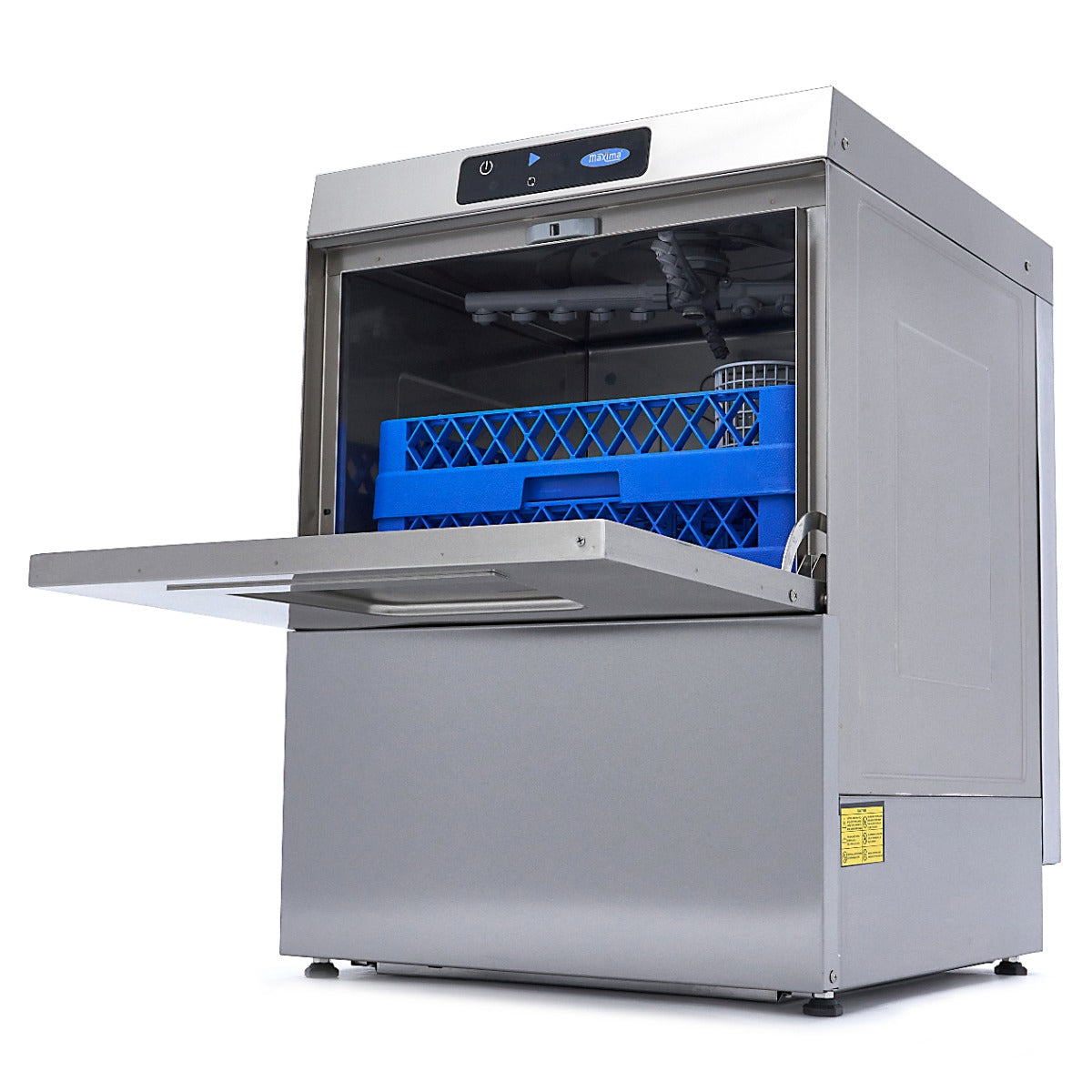 Lavastoviglie - 50 x 50cm - con Pompa Brillantante - Display Digitale - 400V – MAXIMA 09211005
