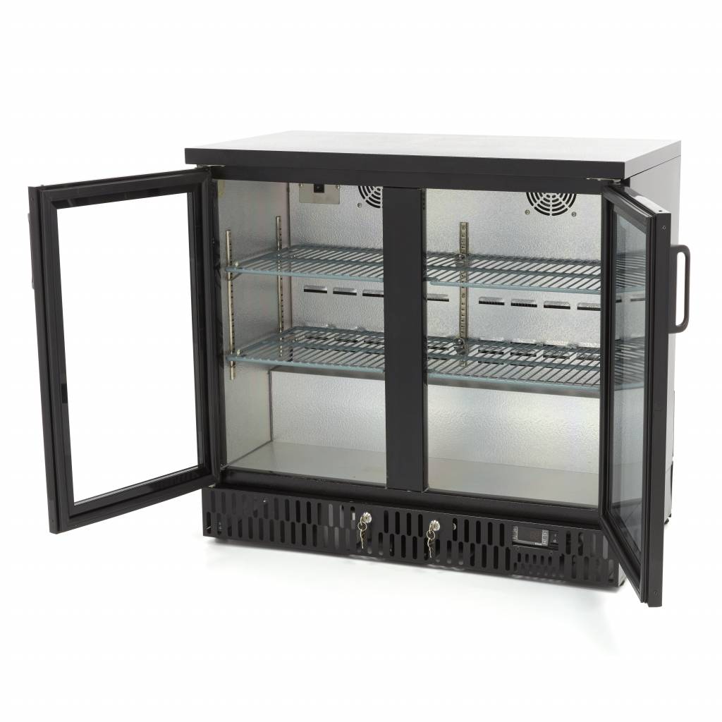 Frigo per Bevande - 2 Porte a Cerniera - 4 Ripiani Regolabili – MAXIMA 09400905 – dettaglio 2