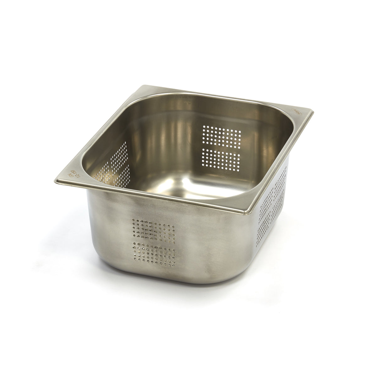Contenitore Gastronorm - 1/2 GN - Profondità 15cm - Acciaio Inox - Forato – MAXIMA 09367613