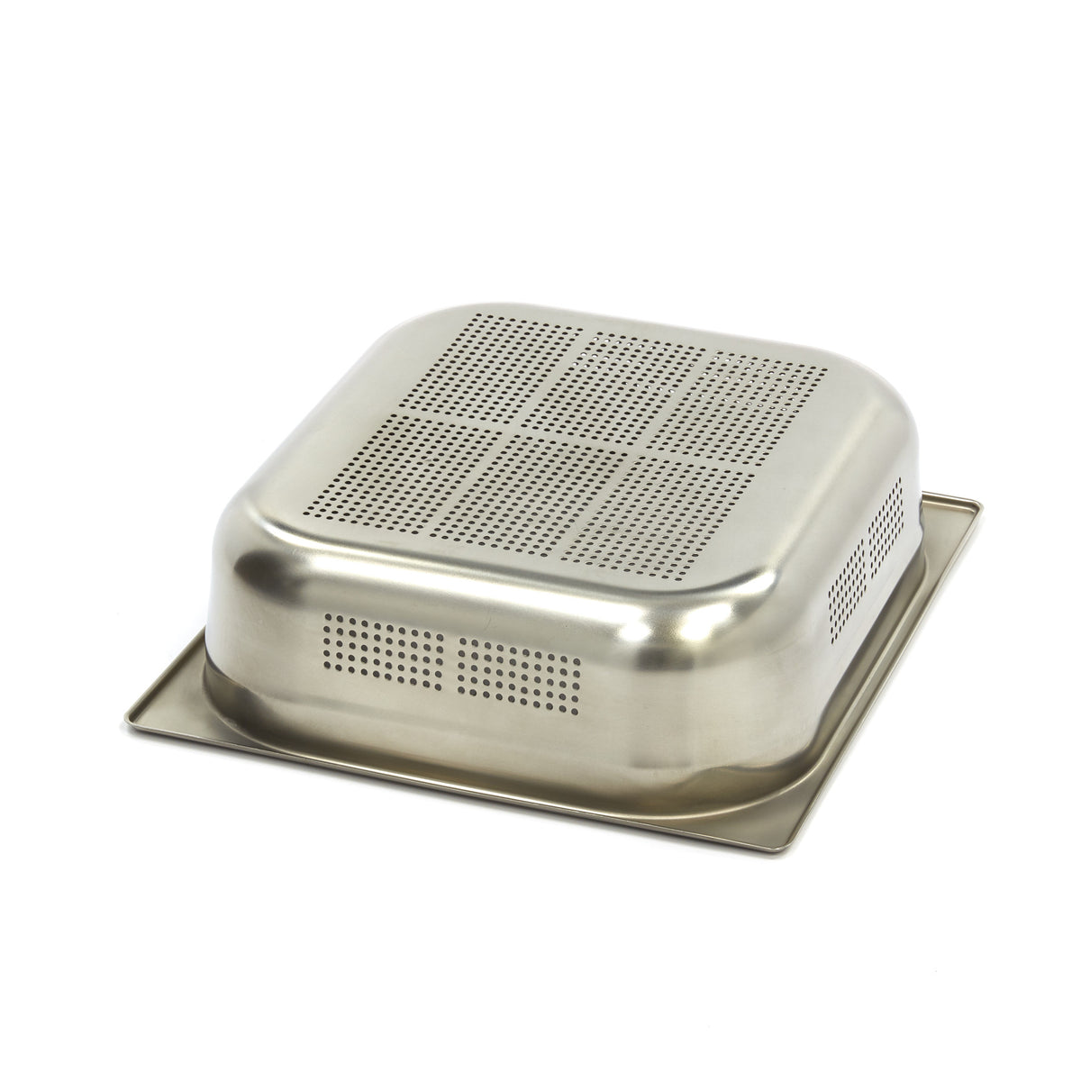 Contenitore Gastronorm - 2/3 GN - Profondità 10cm - Acciaio Inox - Forato – MAXIMA 09367671 – dettaglio 2
